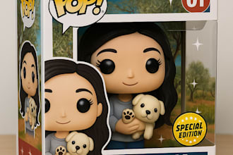 draw funko pop action figure