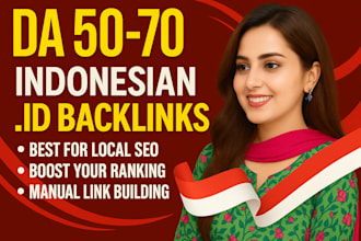 create high DR indonesian contextual do follow id backlinks