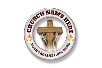 do modern christian ministry religious and church logo