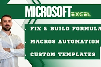 create custom excel or google sheets formulas macros and templates
