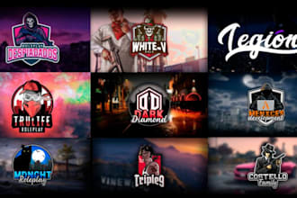 design animated rp logo, banners, loading screens, and gfx, 5m discord server
