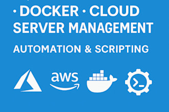 setup ci cd, docker, cloud infrastructure, and automate with scripts