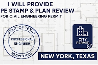 pe stamp your drainage plan civil engineer license florida texas permit approval