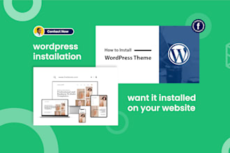 install wordpress and setup theme just like the demo