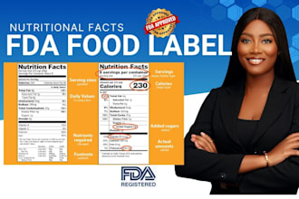 be your fda food labeling compliance consultant and reviewer, US agent, cosmetic