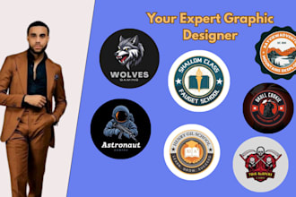 design college kids learning daycare school and education logo