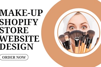 build private label makeup and cosmetics shopify dropshipping store website
