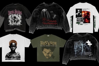 deliver awesome streetwear and urban tshirt design