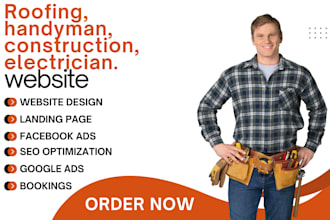 roofing website construction website plumbing website hvac website and leads