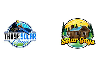 design a professional solar logo