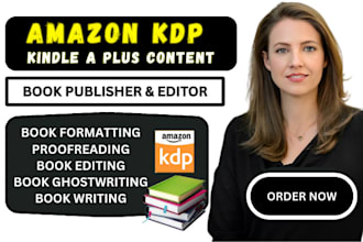 do amazon kdp a plus content ebook ghostwriter book editor fiction ghostwriter