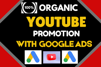 organic youtube video promotion via google ads to complete channel monetization
