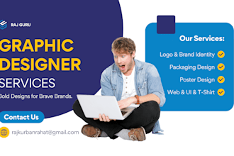 design professional logo, branding, and product packaging
