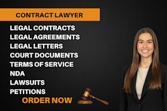 do legal contracts, legal agreement, lawsuit, complaint, petition, legal letters