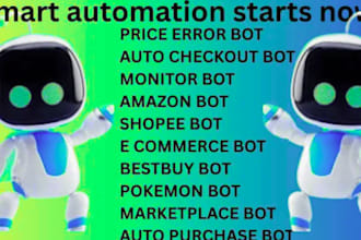 build auto purchase bot, auto buying bot, auto checkout bot, scalping bot