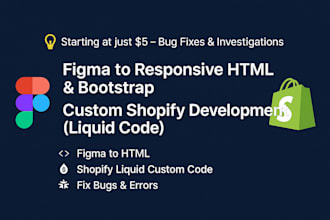 high converting shopify landing page or figma to shopify