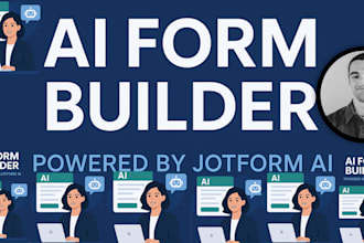 build automated ai forms or apps and custom chat agents via jotform ai