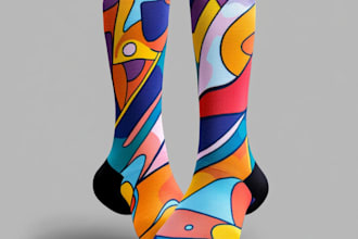 do a unique socks design for your brand