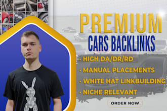 do premium cars backlinks on niche forums