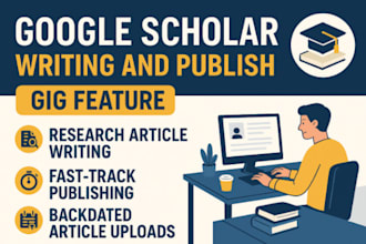 write and publish article in a peer reviewed index google scholar journal