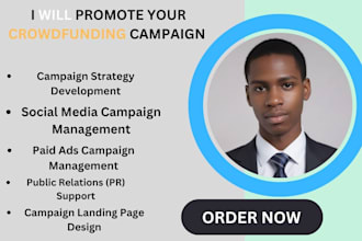 promote kickstarter gofundme indiegogo crowdfunding campaign