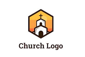 be create best christian ministry or modern church logo design