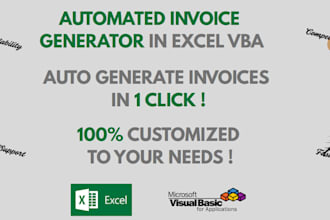 automate your invoicing process with a custom excel vba tool