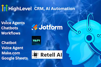 gohighlevel CRM, automation workflow, ai chatbot jotform ai, retell ai, vapi ai