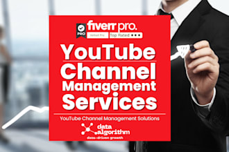 youtube channel management growth manager