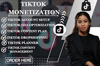 monetize your tiktok, grow an organic following, and boost your tiktok sales