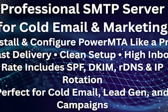 install and configure powermta SMTP server setup for bulk emailing