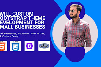 custom bootstrap theme development for small businesses