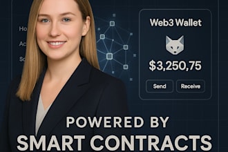 design and build stunning web3 dapp with smart contract integration