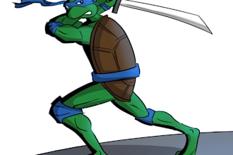draw a comic superhero or character