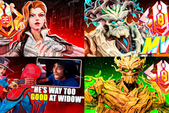 create a marvel rivals thumbnail