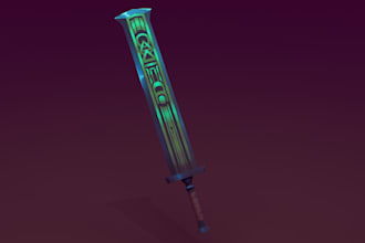 create stylized hand painted props and models for your game