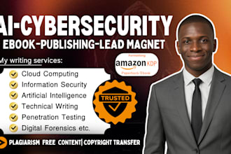 ghostwrite cybersecurity ebook, cloud computing, online course technical writing