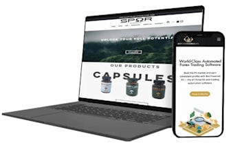 creat responsive and modern front end websites using HTML,CSS,js and react