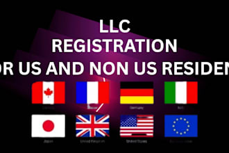 do US llc registration and ein for US and non US resident
