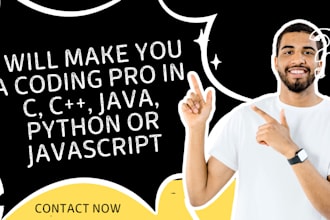 teach you coding online in c java python javascript