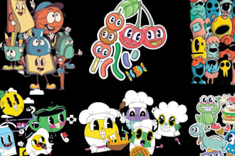 draw doodle art illustration designs on any topic