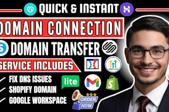 connect, redirect domain or subdomain to godaddy, wix, or fix shopify, hostinger
