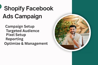 run shopify facebook ads campaign,fb ads,instagram ads,fb advertising,marketing