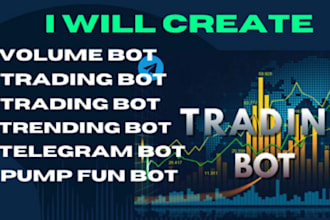 develop arbitrage bot,solana volume bot solana meme coin bot crypto trending bot
