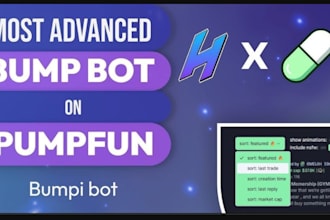 develop telegram trading bot, solana volume bot, pump fun bot, copy trade bot