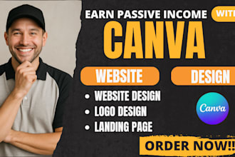 design and develop modern canva website and landing page from figma or scratch