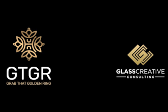 create a modern gold and luxury logo
