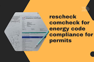 rescheck comcheck for energy code compliance for permits
