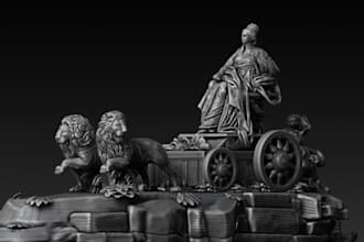 carve 3d country logo,3d monument statues cityscape,historical landmark,3d print