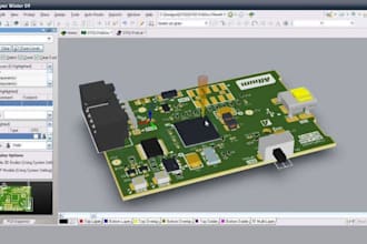 high quality pcb and pcb layout design, circuit, schematic with altium